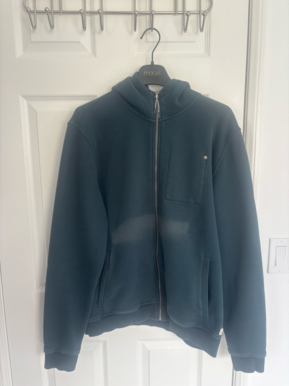 Vuori - Dark Teal Zip-Up Hoodie